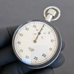 Vintage Heuer 7 Jewels Swiss Stopwatch Hurdle Track Field Pre-tag 1960S. Fixed Price $399.99.