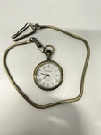 Bulova Porthole Pocket Watch W/ Stand. Fixed Price $54.99.