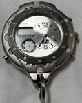 Puru 6936 New Battery Mens Pocket Watch Analog/digital Silver Tone 45MM No. Fixed Price $39.99.