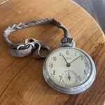 Wwii Era Antique Pocket Watch White Westclox Ben Usa 1940S 12S Runs Works. Fixed Price $64.99.