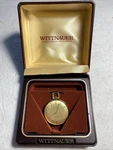 Wittnauer Geneve Gold Tone Pocket Watch Ticking Of 17J. Fixed Price $79.99.