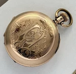 Illinois Non-magnetic Watch Co. Pailard 17J Full Hunter Gold Filled. Fixed Price $400.00.
