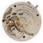 Waltham Grade Riverside 8-SIZE 13-JEWEL Lever-set Antique Pocket Watch Movement. Fixed Price $40.00.