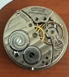 Vintage Size Hamilton Pocket Watch Movement Gr. 912 Keeping Time 17 Jewel. Fixed Price $115.00.