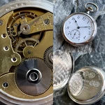 Antique Zenith Silver 0.800 Old Pocket Watch 15 Jewels. Fixed Price $250.00.