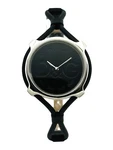 D&g , Dolce Gabbana Women's 3719080004 Lisbon Black Leather Strap Watch. Fixed Price $351.63.