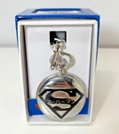 Accutime Superman Pocketwatch SUP3085SPCR Stainless Steel New Box. Fixed Price $45.99.