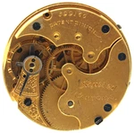 1889 Hampden Pocket Watch Movement 599160 Grade 200 6S 7J (F4F2). Fixed Price $24.95.