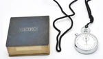Vintage EXC+4 Seiko Mechanical 88-5061 White Manual Winding Stop Watch Japan. Fixed Price $59.99.