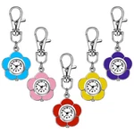 Backpack Key Chain Watch Clip-on Quartz Fob Pocket Cute Flower Carabiner. Fixed Price $11.99.