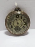 Vintage Elgin Pocket Watch Keystone Base Metal Case Train Engraved. Fixed Price $134.99.