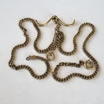 I81 Awesome 14K Solid Gold Antique Pocket Watch Chain 32.7 Grams! Beautiful One!. Fixed Price $3495.00.