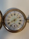 Plymouth Watch Co. Gold Filled Hunter Pocket Working. Fixed Price $295.00.