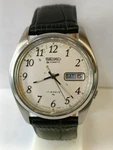 Vintage Seiko Automatic Patina White Dial 7009-8219 Japan Men's Working. Fixed Price $161.10.