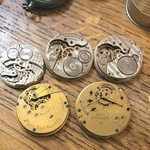UT7: Hamilton South Bend Illinois Rockford Pocket Lot Movements Watches. Fixed Price $129.00.