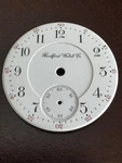 Vintage 18 Size Rockford Railroad Pocket Watch Double Sunk Porcelain Dial. Fixed Price $80.00.