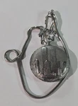 Twin Towers Pocket Watch Japan Movt Untested. Fixed Price $38.00.