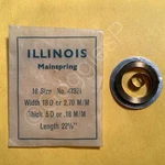 Nos Mainsprings For Illinois Watches 12S To 18S - Select Style/size. Fixed Price $13.95.