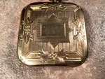 Elgin Square Pocket Watch Antique Engraved Case Vintage Mechanical Usa Estate. Fixed Price $200.00.