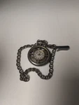 Vtg 42MM Pocket Watch Fossil LE-9443 Limited Edition Transport Untested. Fixed Price $35.00.