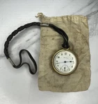1917 Burlington Pocket Watch 21J 16S Grade 107 Model Gold Case- Running Well. Fixed Price $249.88.