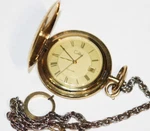 Vintage Mcm Colibri Pocket Watch Gold Dial & French Case #1272-030 6 Jewel Mvmt. Fixed Price $79.99.