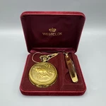 Vintage Westclox Deer Hunter Dogs Pocket Watch + Knife Box Read Desc. Fixed Price $34.97.
