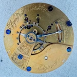 Antique 18S 1893 Elgin 17J Mechanical Hunter Pocket Watch Movement 125 Usa. Fixed Price $67.80.