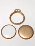 Nice 16 Size Elgin 10K Rolled Gold Plate Open Face Pocket Watch Case. 33+ Grams. Fixed Price $154.00.