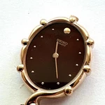 Seiko 2320-5950 Pendant Watch Gold Black Authentic Used Ladies Quartz. Fixed Price $151.63.