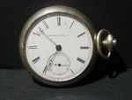 Vintage 1889/90 Hamden Dueber Pocket Watch Non Running Parts Only Nickle Case. Fixed Price $65.00.