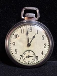 Vintage 1930 S-50 Sturdy Ingraham Dollar Pocket Watch Working. Fixed Price $22.00.