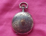Antique Silver/gold Pocket Watch 1900'S - 30MM Lovely Lady Model. Runs.. Fixed Price $125.00.