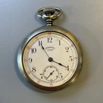 Vintage Antique Dollar Size Wind Up Pocket Watch Ingersoll Junior. Fixed Price $28.00.