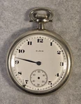 1920 Elgin Model 7J Size 16S Grade 291 Open Face Pocket Watch - Runs Repair. Fixed Price $89.88.