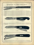 1890S Paper 27 Pg Springbrooke New York Pocket Knife Company 3 Blade ++. Fixed Price $189.99.