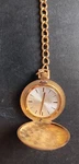Bucherer Men's Gold Tone Pocket Watch With Chain. Fixed Price $95.00.