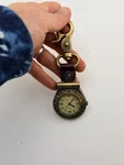 Cedar Creek Quartz Clip Watch W/ Compass Carabiner Fob Pocket Japan Vtg. Fixed Price $14.82.