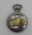 "watch-it" Trucker / Lorry Themed Silver & Gold Tone Pocket MLN3212. Fixed Price $38.89.