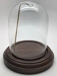 3 X 4 Pocket Watch Display Dome With Tall Wire Hanger And Base Free Shipping.. Fixed Price $36.95.