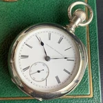 1886 Illinois Grade 2 18S 11 Jewels Silverine Case Pocket Watch. Fixed Price $350.00.