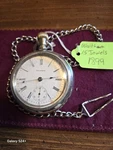 Waltham Pocket Watch Model 1899 15 Jewels 109650. Fixed Price $70.00.