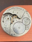 Vintage 16 Size Elgin Pocket Watch Movement, Gr. 210, Keeping Time, Year 1900. Fixed Price $95.00.