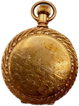 Antique 0S Crescent Floral Swirl Hunter Pocket Watch Case 15 Year Gf Usa. Fixed Price $141.25.
