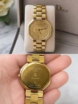 Christian Dior Octagon Vintage Gold Watch 90S Swiss Quartz. Fixed Price $394.19.