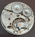 Vintage 16 Size Waltham Pocket Watch Movement Gr. P.s. Bartlett M# 1899. Fixed Price $65.00.