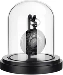 3X4 Inch Pocket Watch Display Case Glass Dome Cloche, Black Dom.... Fixed Price $16.95.