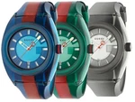 Men's Gucci Sync Xxl Rubber Band Water Resistant Stainless Steel Watch. Fixed Price $450.00.