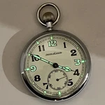 Jaeger Lecoultre Pocket Watch Swiss 16S 15J 51MM Gstp M44217 CAL.467/2 Wwii Brit. Fixed Price $379.00.