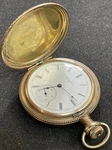 1898 Elgin 18S Pocket Watch Stag Hunter Case 7J Parts Or Overhaul TJ1370. Fixed Price $215.00.